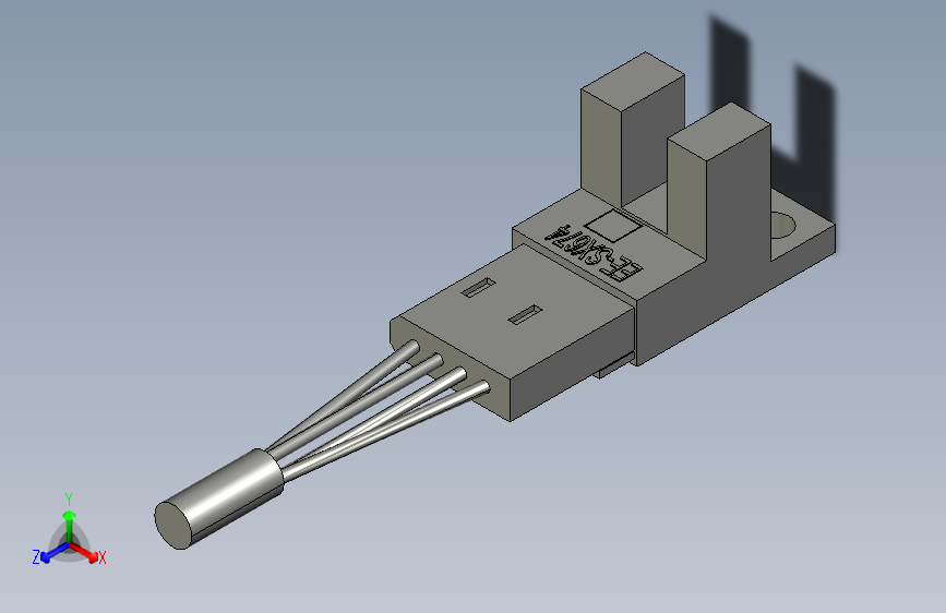 槽型光电EE-SX674(光电)+EE-1010导线欧姆龙
