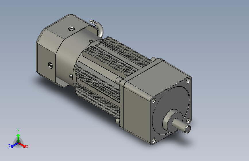 100-200W调速刹车_侧面