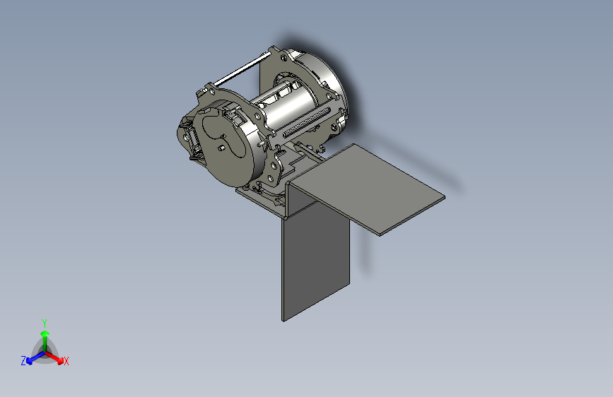 车感盖组装状态