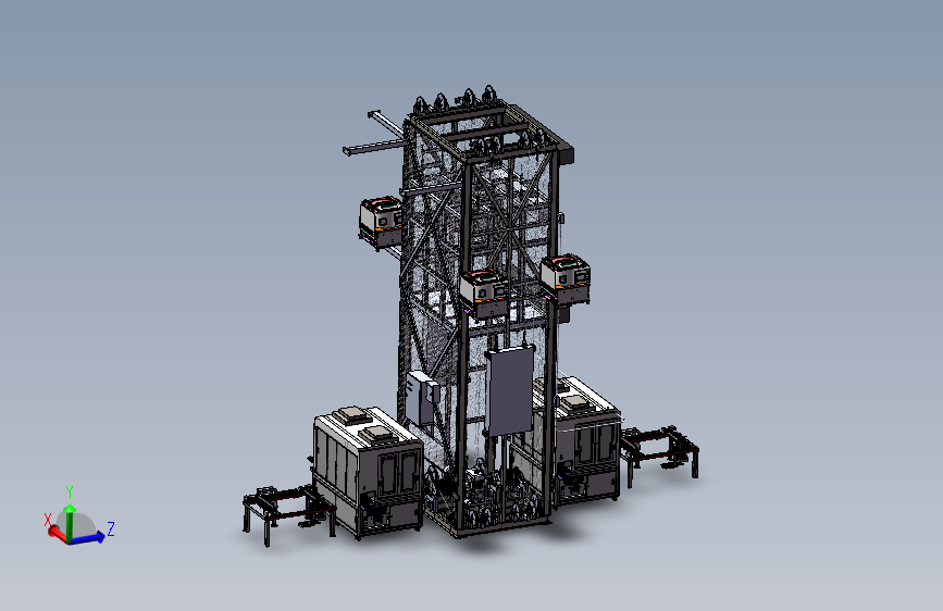 基于重载CNC加工上下料系统