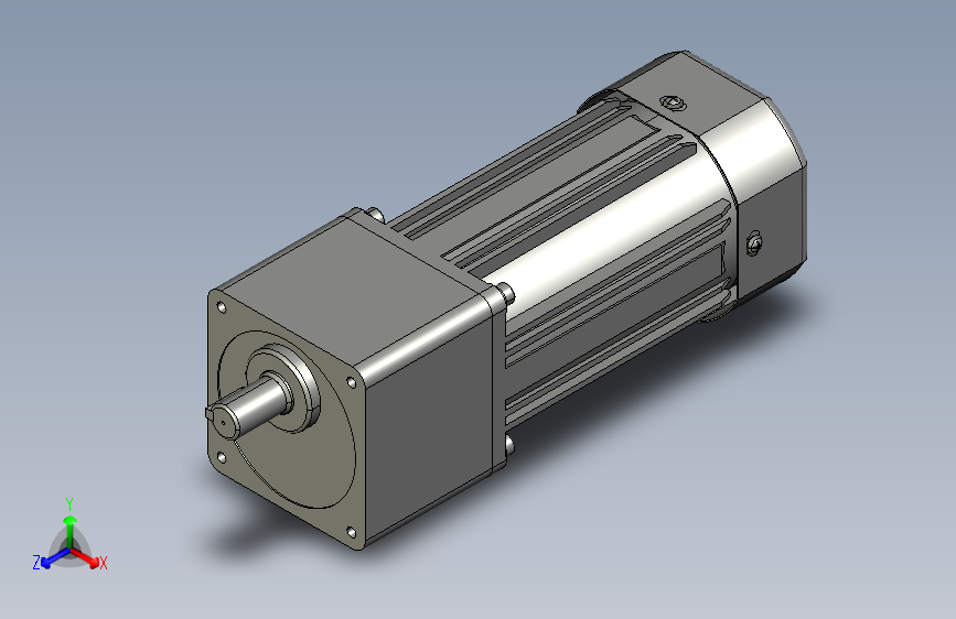 120型750W方筒22轴减速电机step