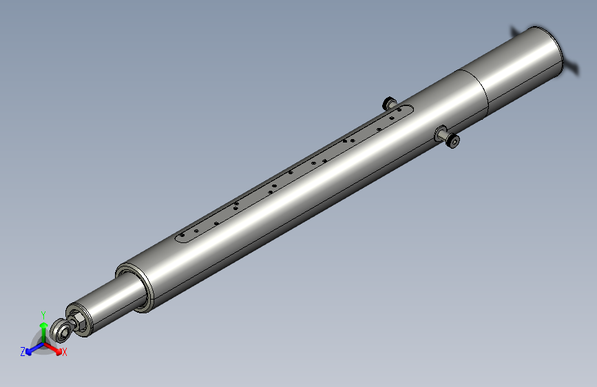 300mm行程电动推杆模型
