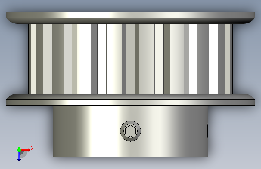 6495K718_TIMINGBELTPULLEY 俯视图