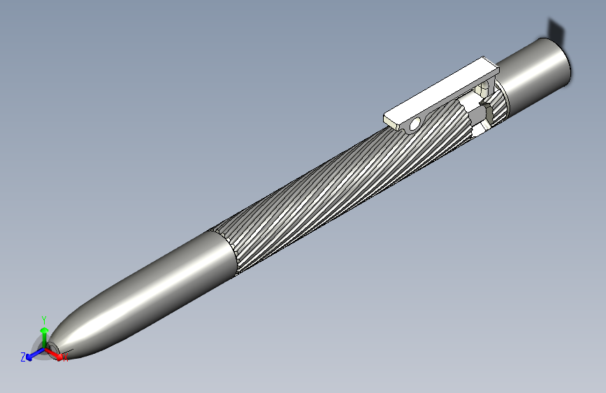 3D可打印伸缩笔
