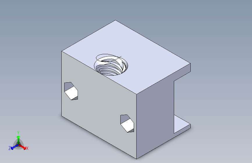 8毫米行走螺母固定 - 轴承螺母固定 8毫米