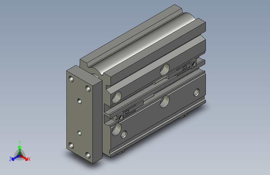 带导杆气缸MGPM12-50-M9N_SMC