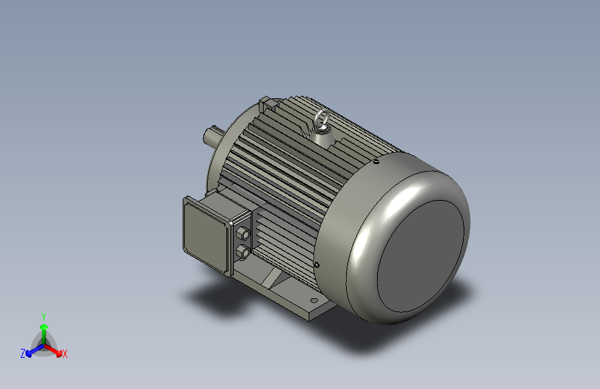 带底脚无凸缘电机160M