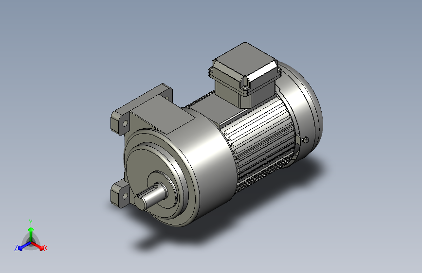 带刹车三相400W3卧式-合体