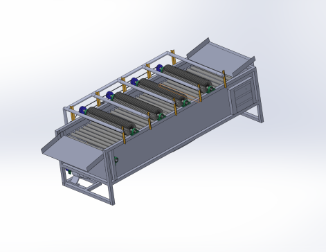 果蔬清洗机设计含三维sw+cad+说明书==1617367