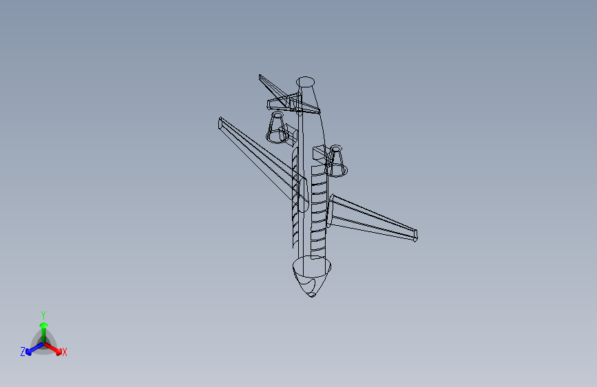波音787的样机表面模型