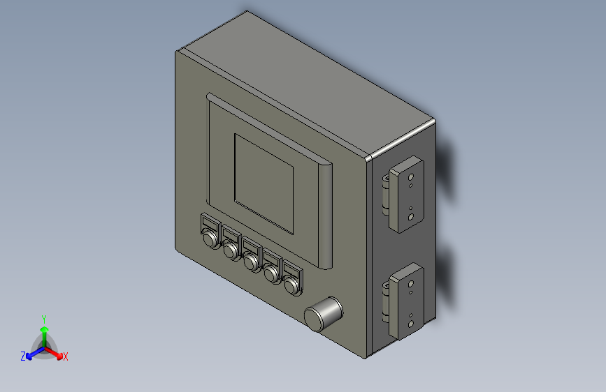 单工位控制面板箱组件B-1