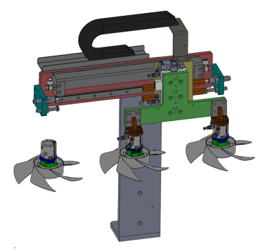 固定轴线推拉机构