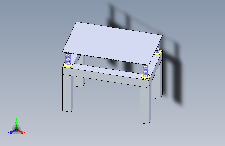 带电机的振动台