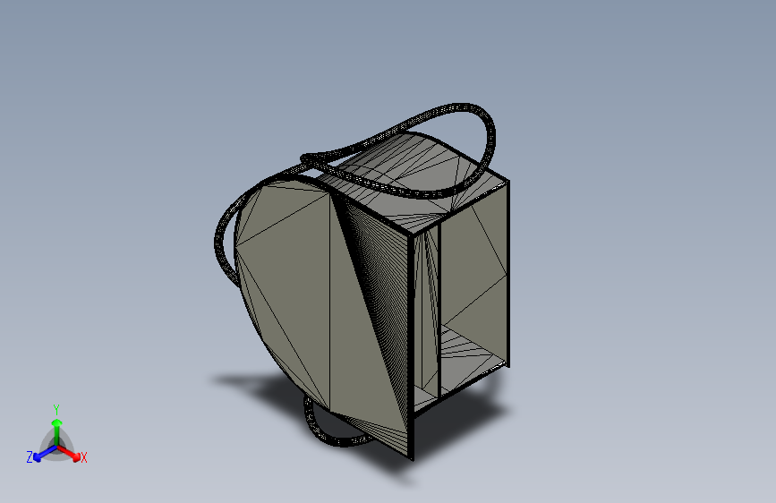 带环形腿的边桌