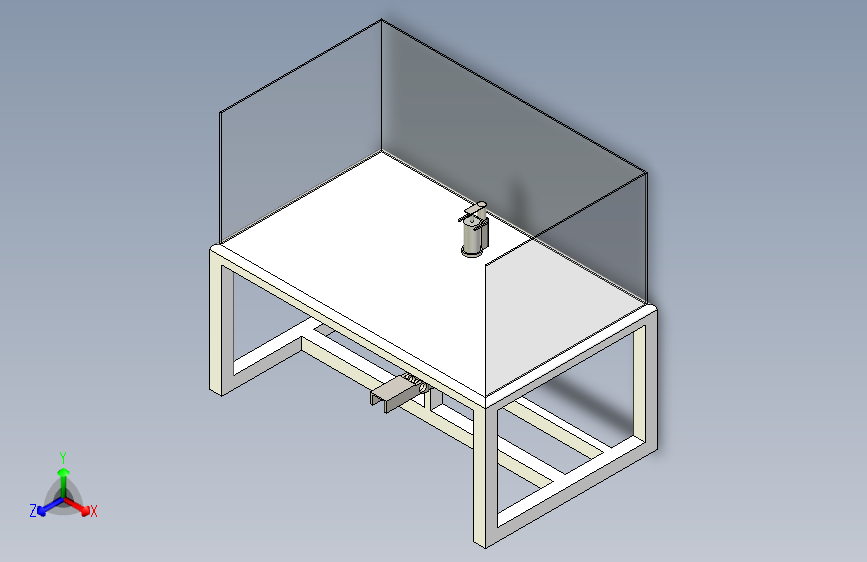 带脚部消毒器的桌布