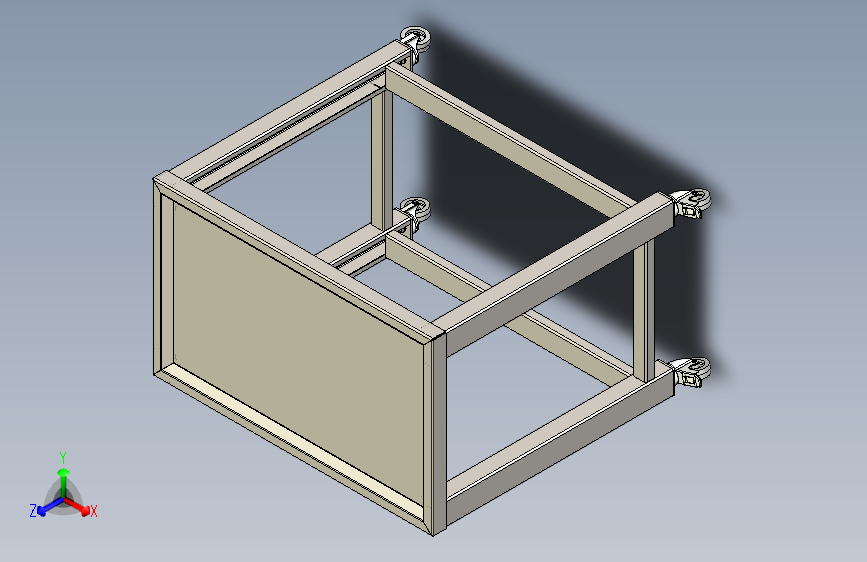 带轮子的桌子 (1)