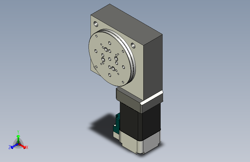 带伺服驱动的回转工作台