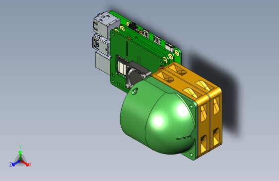 带有 HAT 的 RPI4 机箱