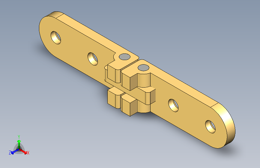 翻盖（仆人托盘）铰链 - 窄
