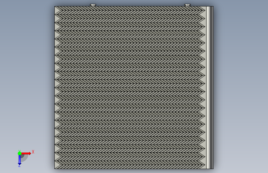 仿生学雨 condenser 俯视图
