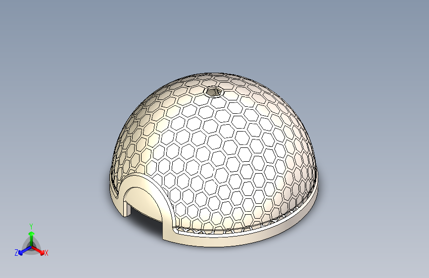 蜂窝圆顶 + 视频教程