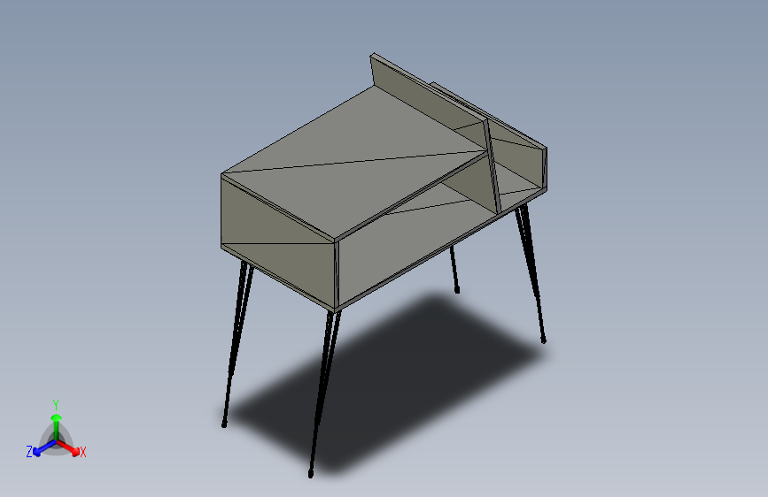 复古黑胶唱片播放机柜