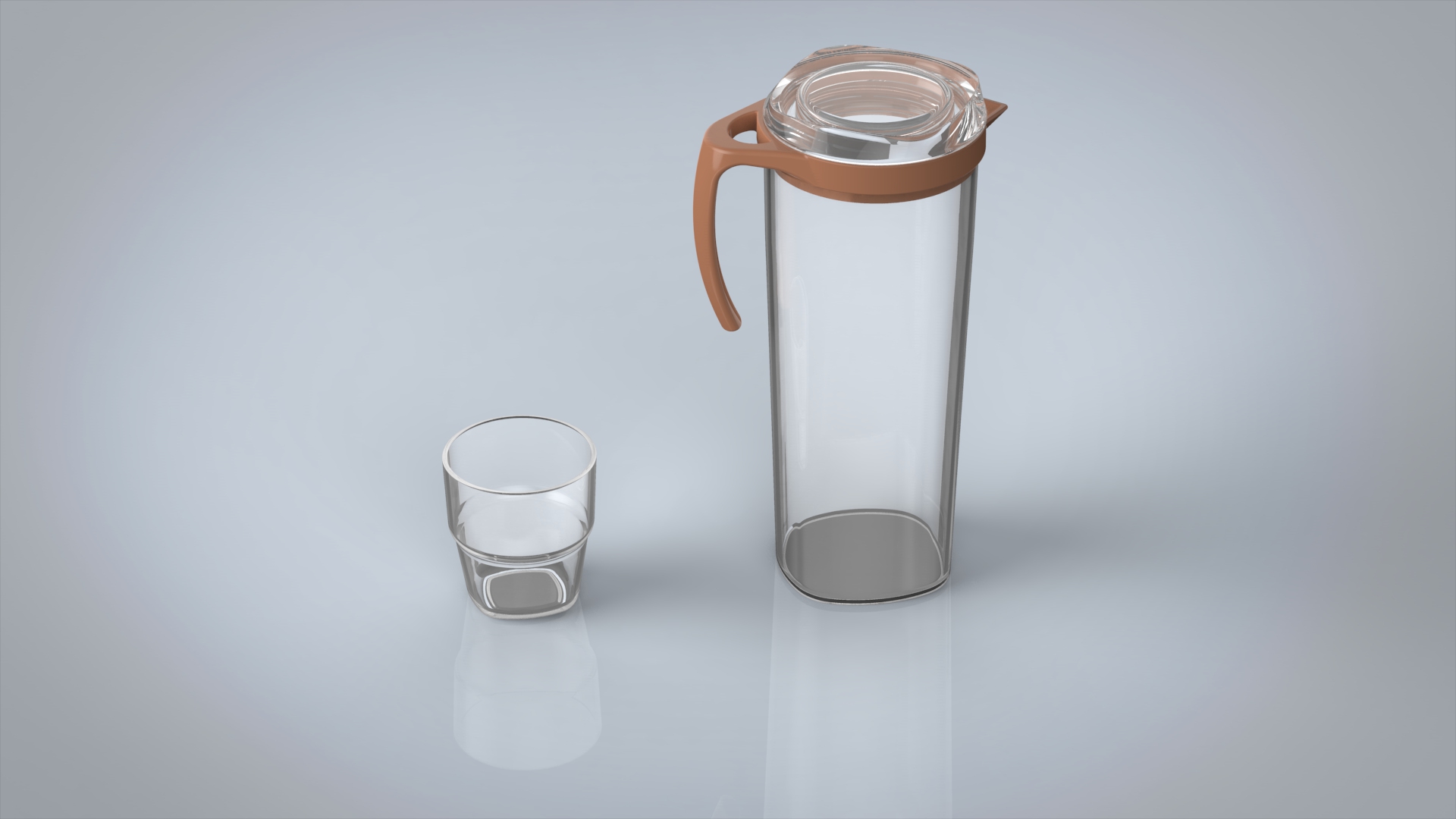 水壶和玻璃杯
