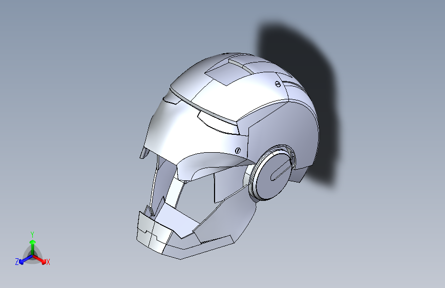 钢铁侠头盔 Solidworks
