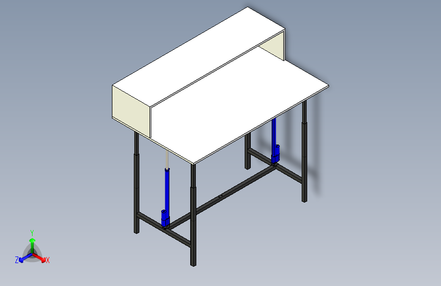 高度可调的工作台