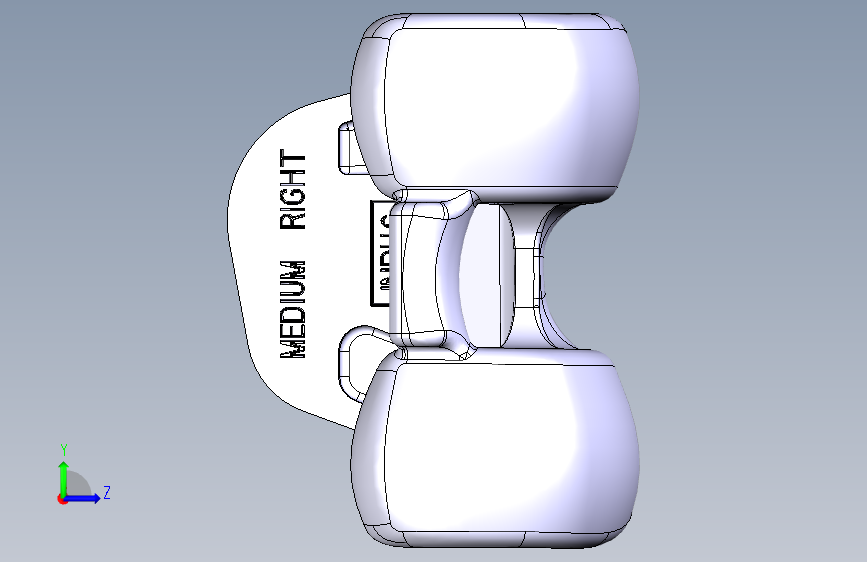 股骨 3D打印 左侧视图