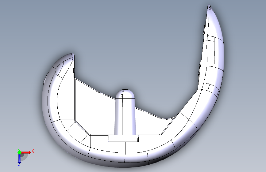 股骨 3D打印 俯视图