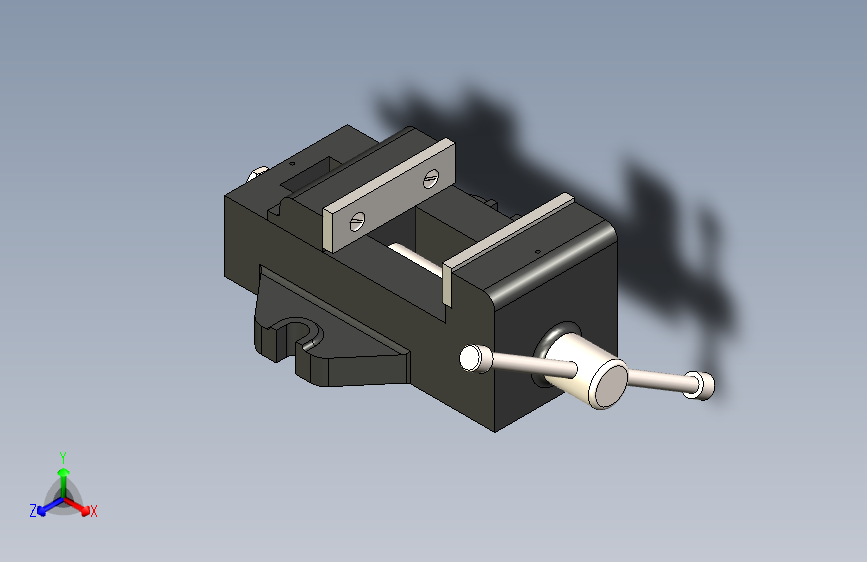 机用台虎钳组件。