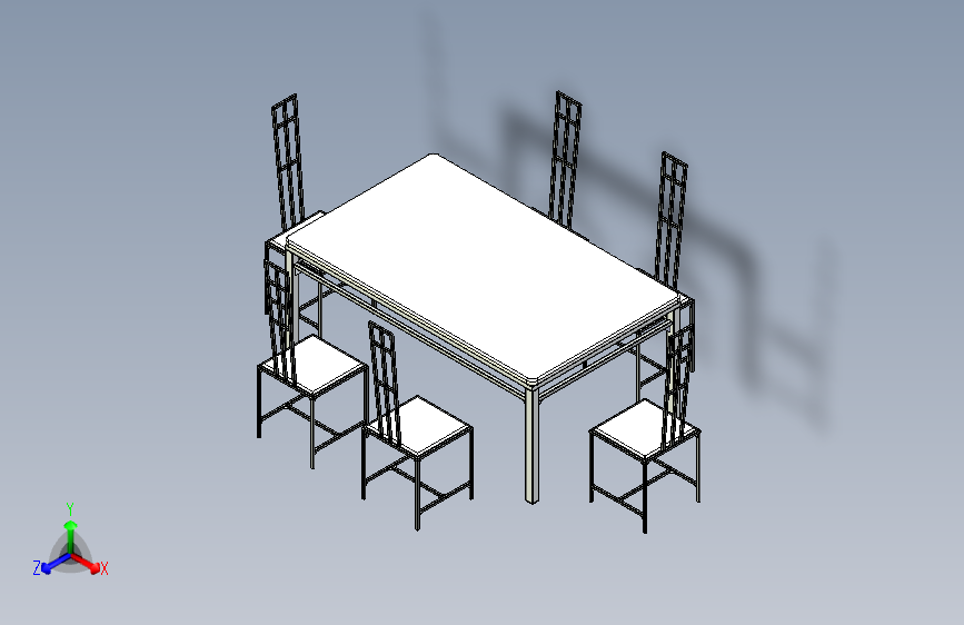 简单不造作的桌子。