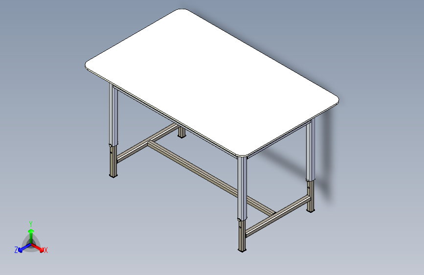 可调节高度的桌子