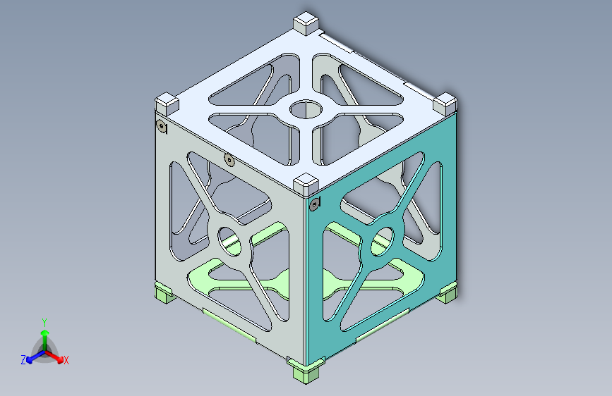 可折叠式可展开立方星用于增材制造