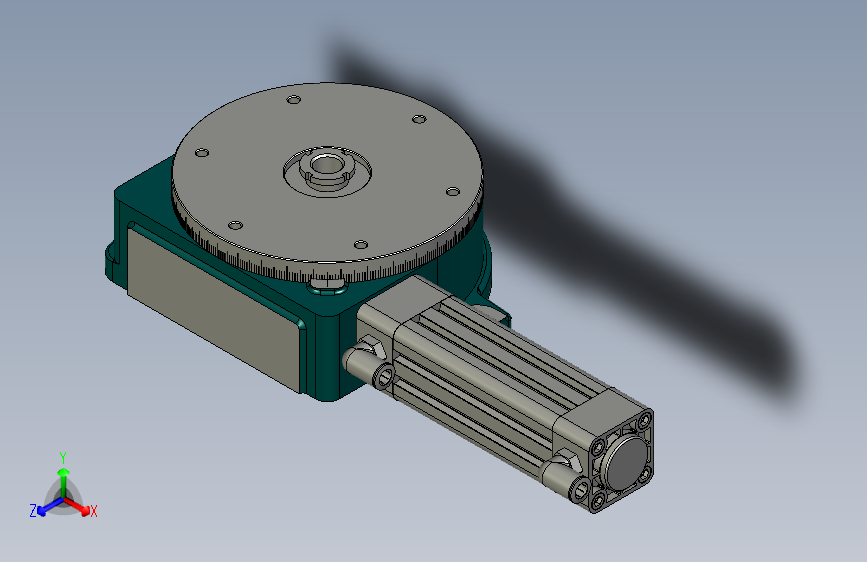 离散旋转桌子的R旋转