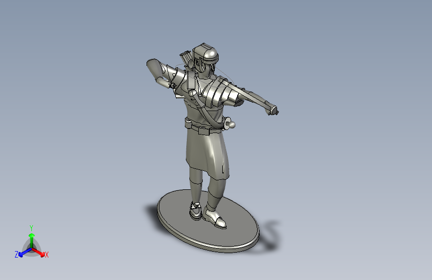 罗马军团士兵雕像