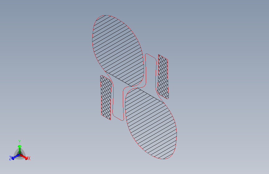 乒乓球拍的dxf文件