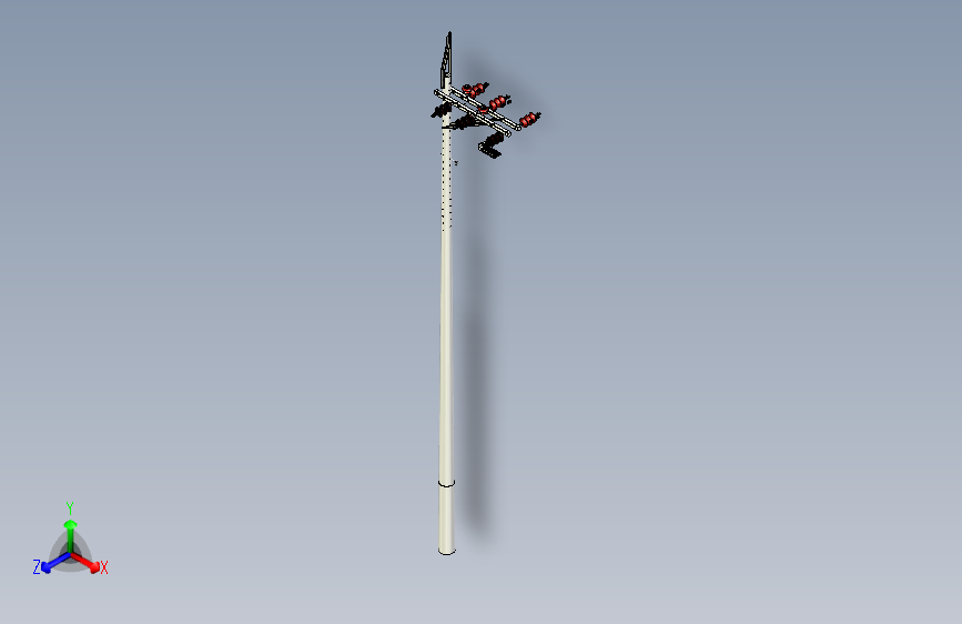 旗杆在保留34.5kV