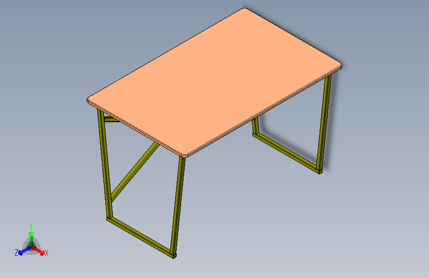 实验室桌子 (1200x750x750)