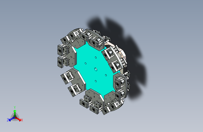 使用旋转分度装置转动夹具