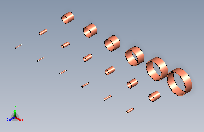 铜管，K型，L型，M型 - 设计桌子可配置 - 基于ASTM B88标准