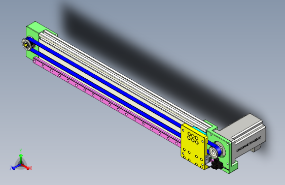 运动带桌与步进电机