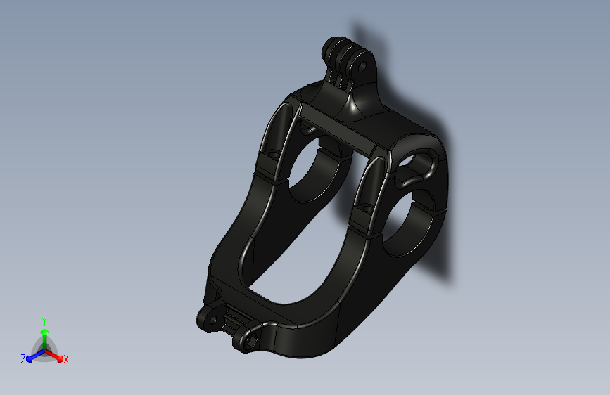 运动相机和手电筒支架