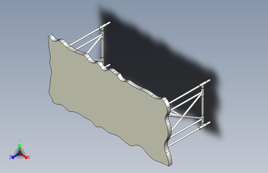 站立式桌子工业设计3D可打印