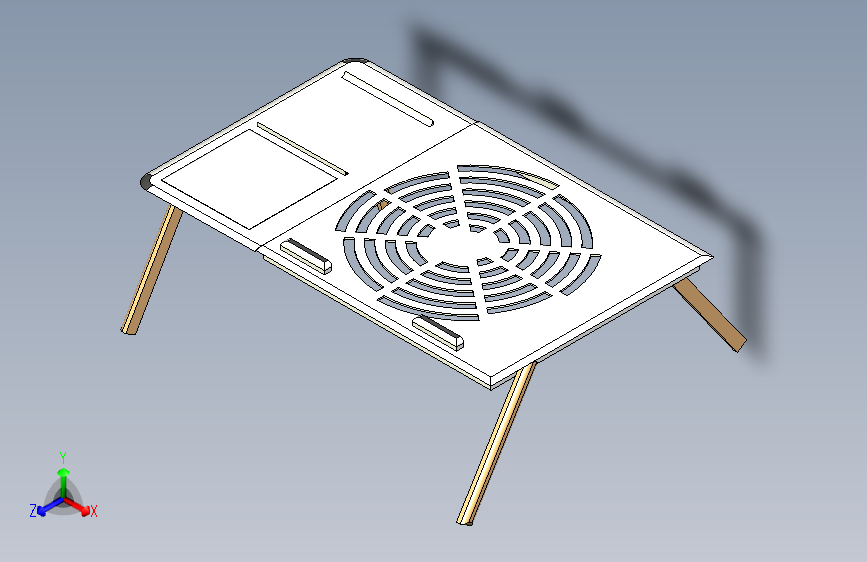 折叠笔记本电脑桌