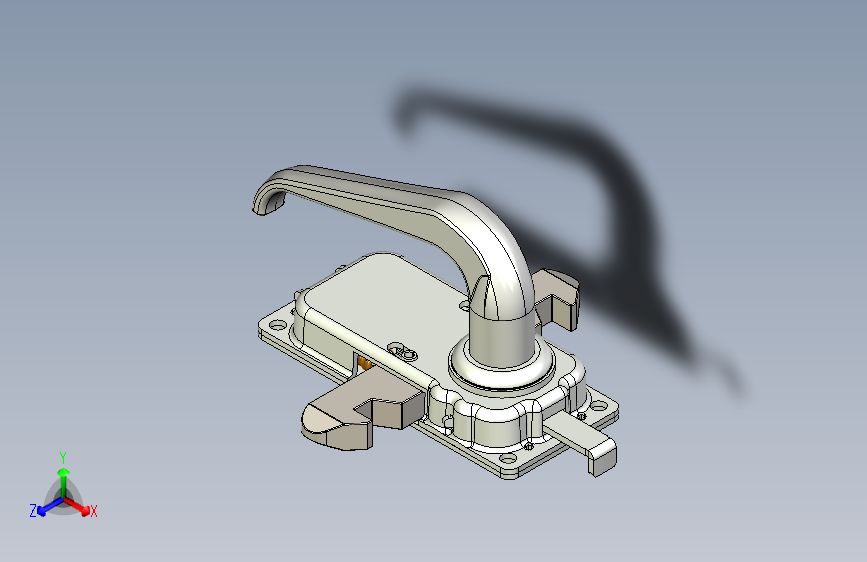 重型滑动门把手