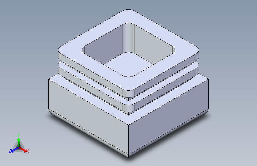 桌面调平盖 - 1英寸方形管