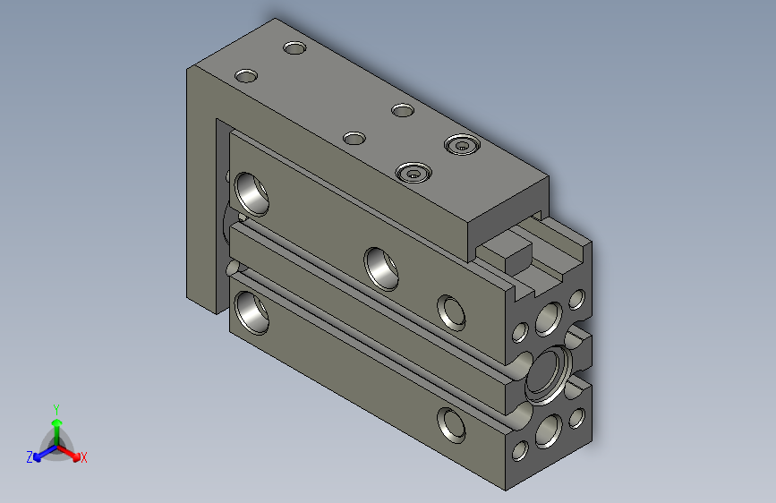 AQXZ-12-滑台气缸亚德客HLH6X20S01