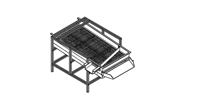 768855-锤片式粮食筛选机
